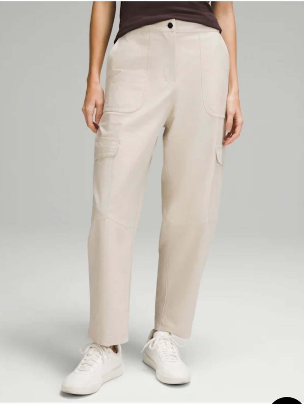 Lululemon Light Utilitech Cargo Pocket High-Rise Pant Ivory Size 28